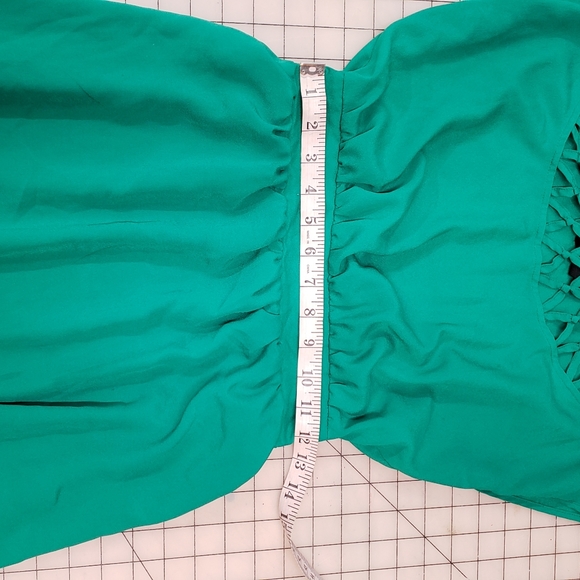 Kelly Green Forever 21  Sun Dress size S - Picture 5 of 7